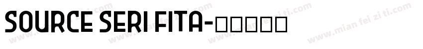 Source Seri fIta字体转换
